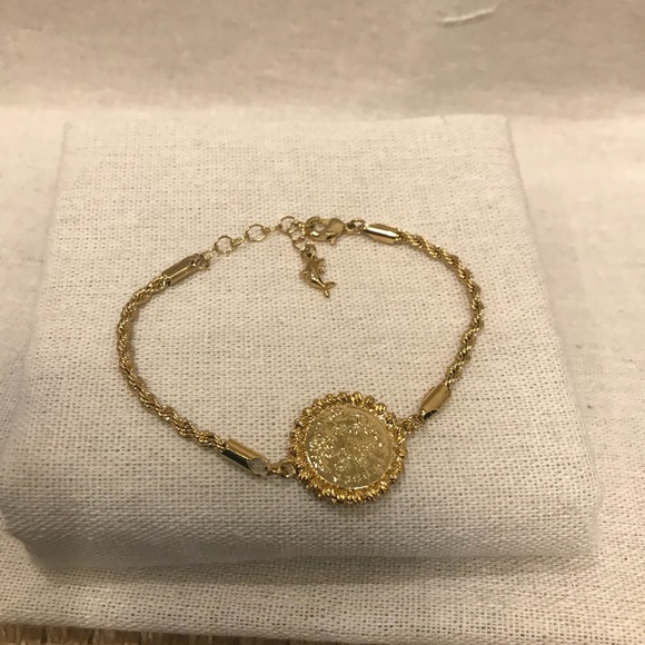 Lira Charm Bracelet, Coin Bracelet, Wedding  Bracelet, Gold Bracelet, Bracelets - Picture 3 of 8